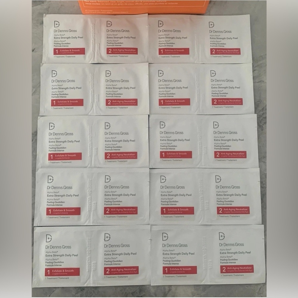 - x10 Dr Dennis Gross Extra Strength Daily Peel